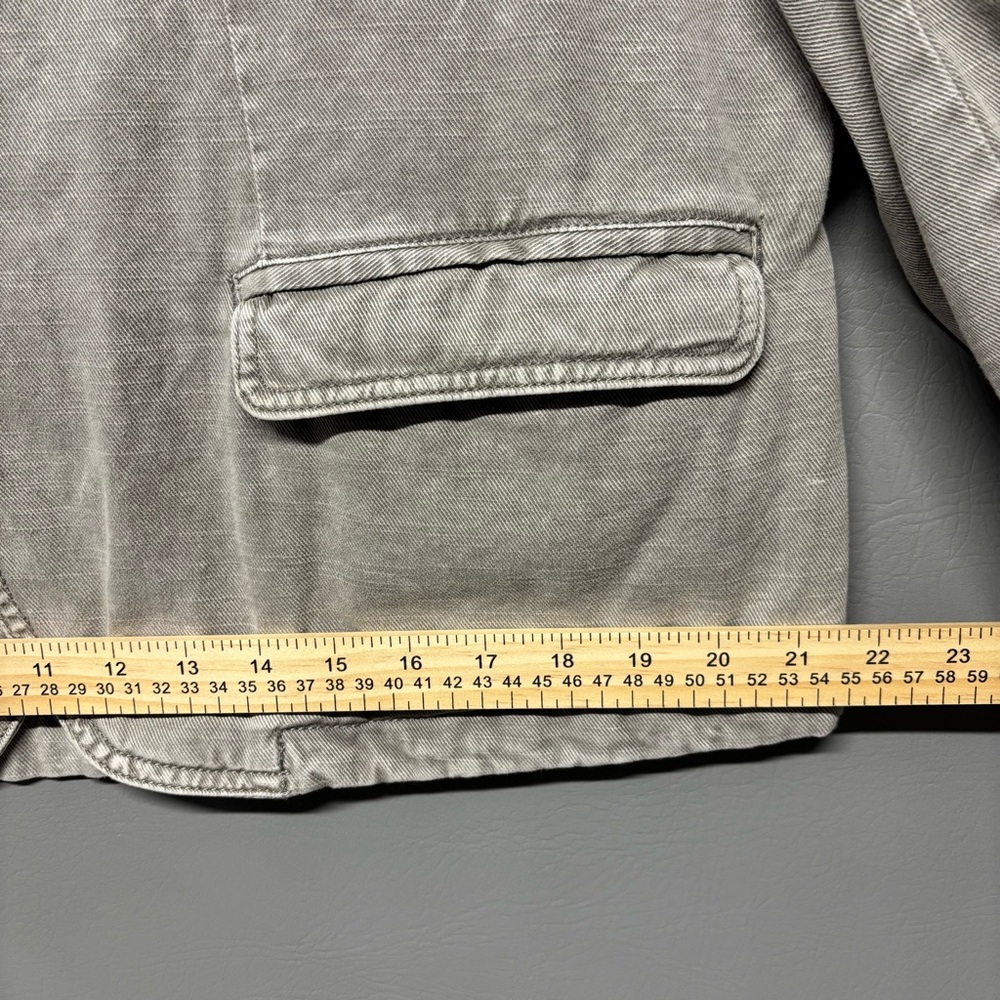 ✨Zara Washed Effect Blazer Size USA S - Picture 15 of 16